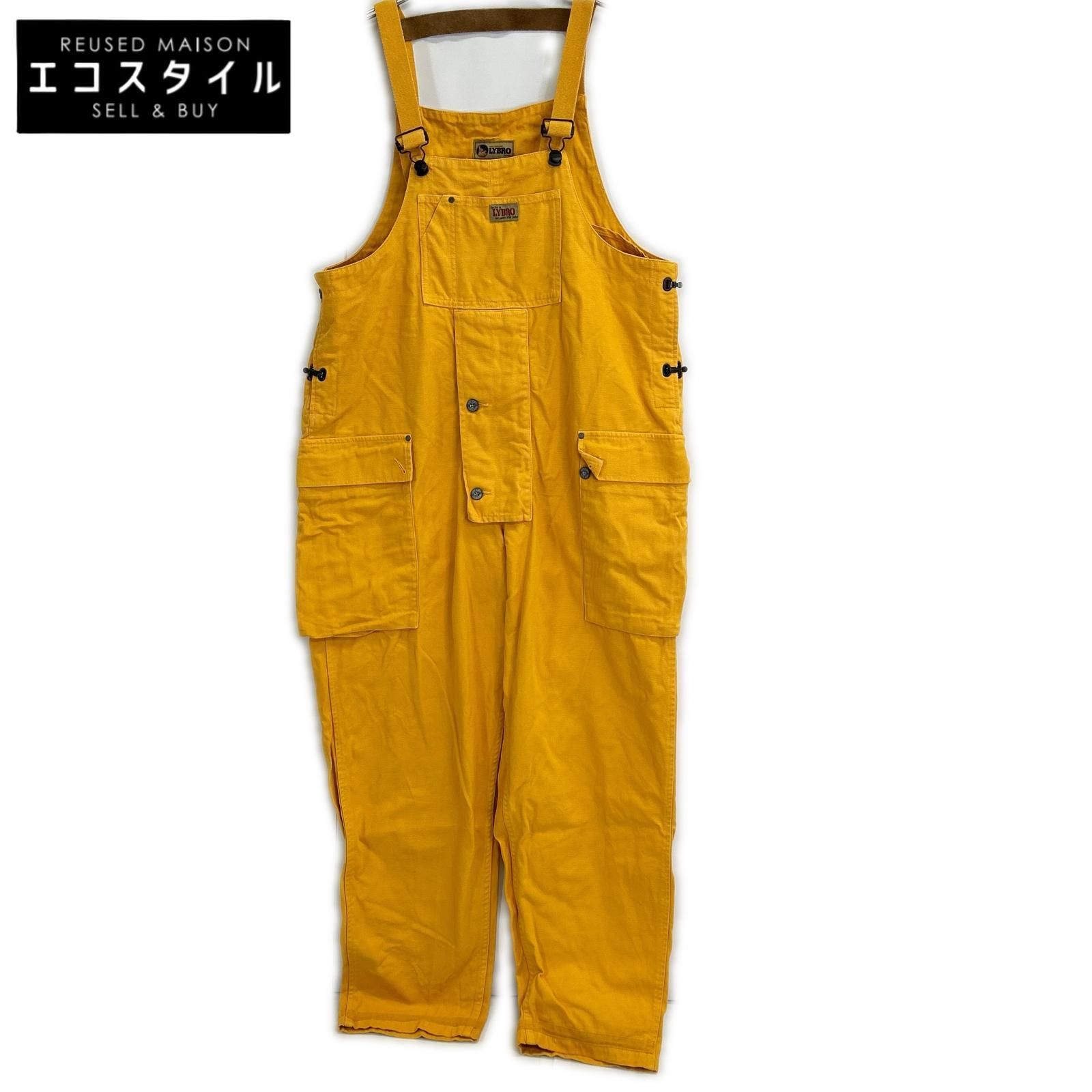 NIGEL CABOURN　ナイジェルケーボン　LYBROライブロ 8039-13-50510 イエロー オーバーオール　50