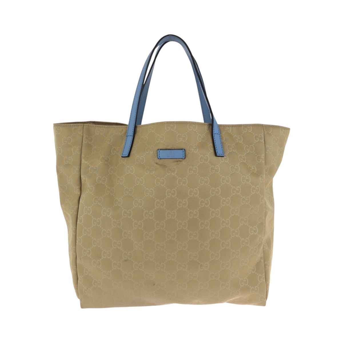 工*子様 GUCCI GG ミニトートバッグ ベージュ/ブルー