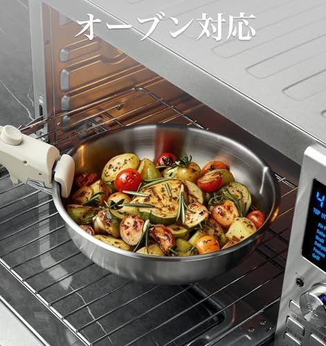 KOCH SYSTEME CS ステンレス フライパン セット 7点 鍋セット とっての