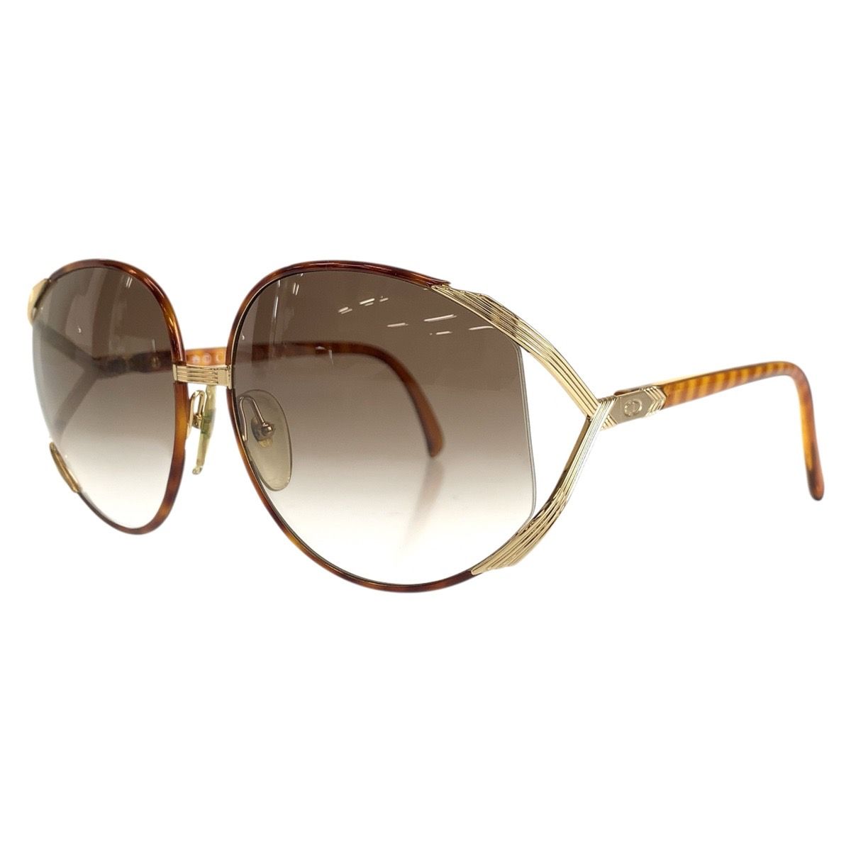 超美品　Christian Dior ダークブラウンサングラス Christian Dior ディオール GLOSSY1 KIFCC グロッシー サングラス