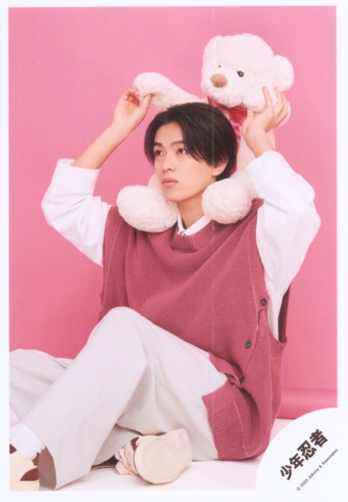 少年忍者 23年 Greeting Photo Collection white day 深田竜生 公式
