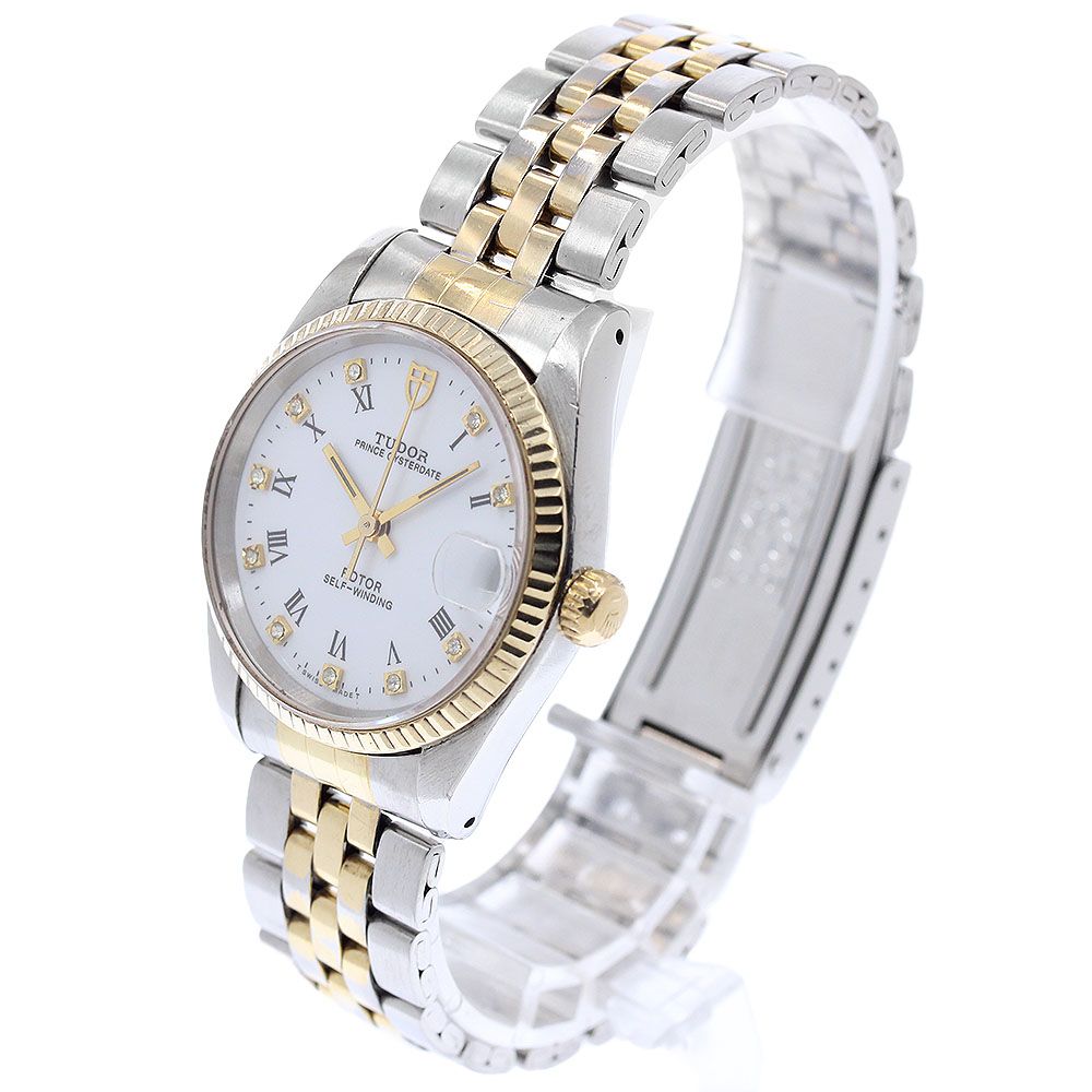 チュードル TUDOR 72033 プリンスオイスターデイト YGベゼル 10Pダイヤ