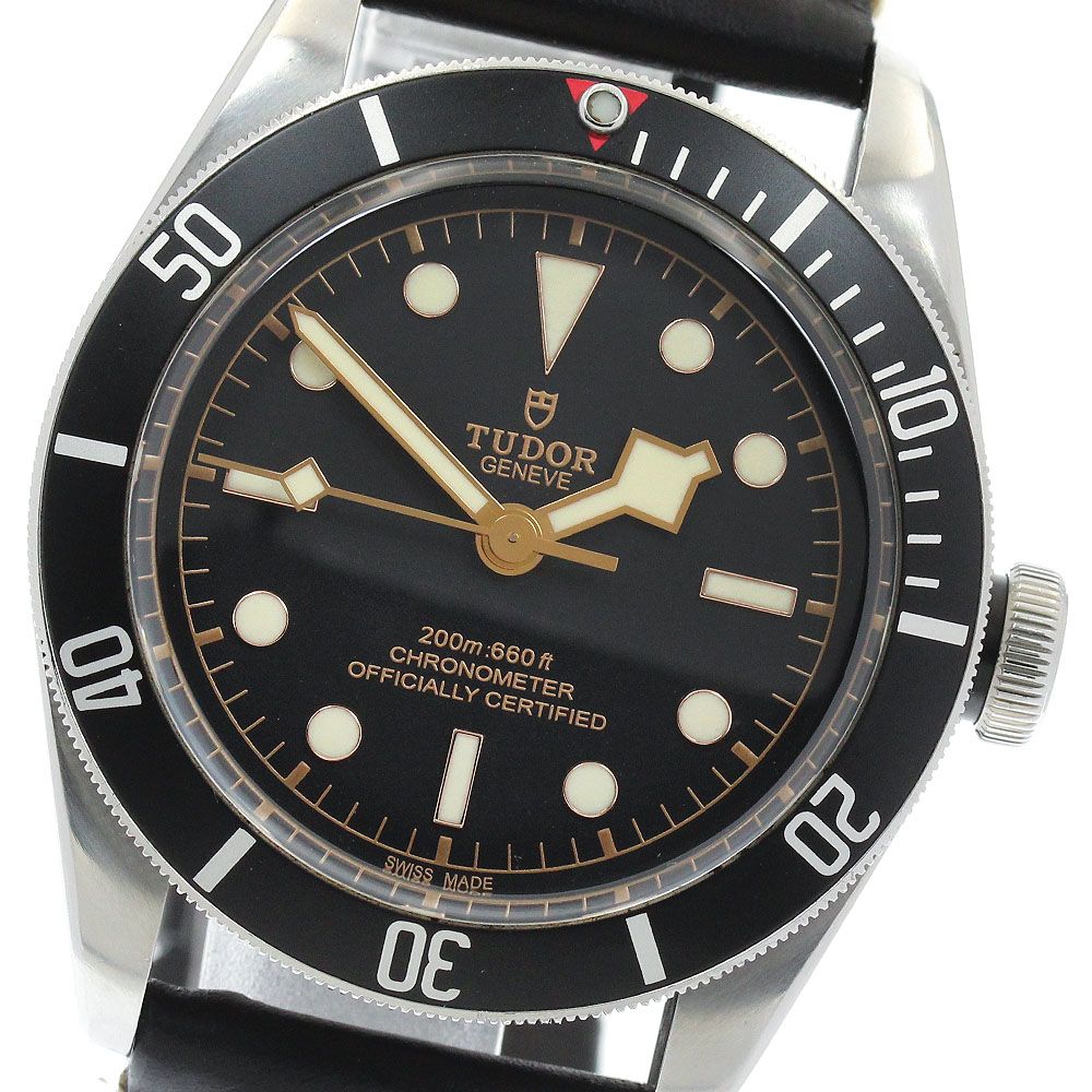 チュードル TUDOR 79230N ヘリテージ ブラックベイ 自動巻き メンズ 良品 保証書付き_960456