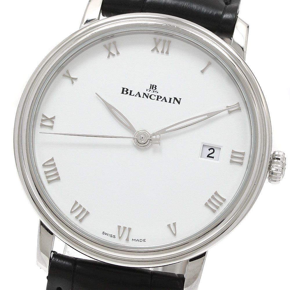ブランパン Blancpain 6224-1127-55B ヴィルレ ウルトラスリム デイト 自動巻き メンズ _939179