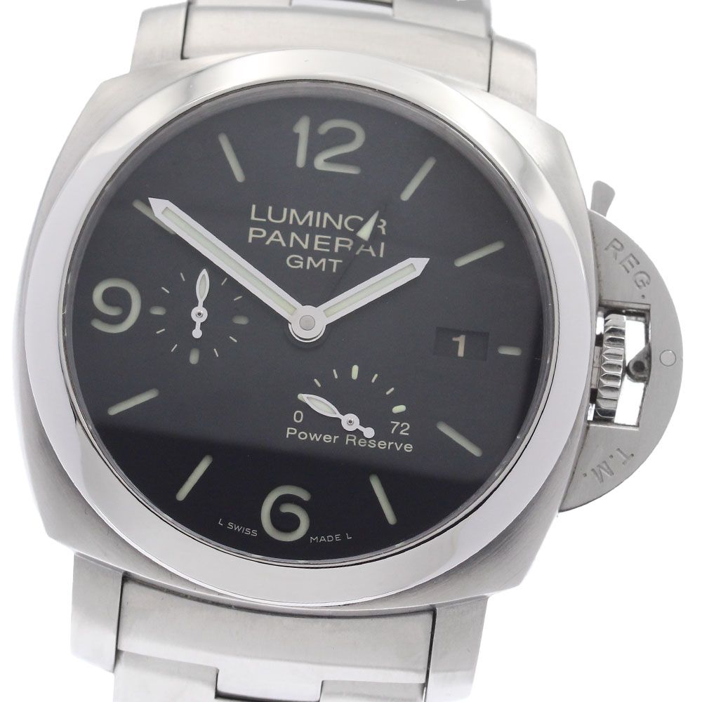 パネライ PANERAI PAM00347 ルミノール1950 3デイズ GMT パワーリザーブ 自動巻き メンズ 箱付き_959379