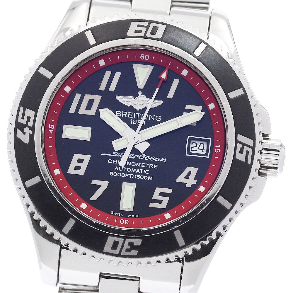 ブライトリング BREITLING A17364 スーパーオーシャン42 デイト 自動巻き メンズ _954255