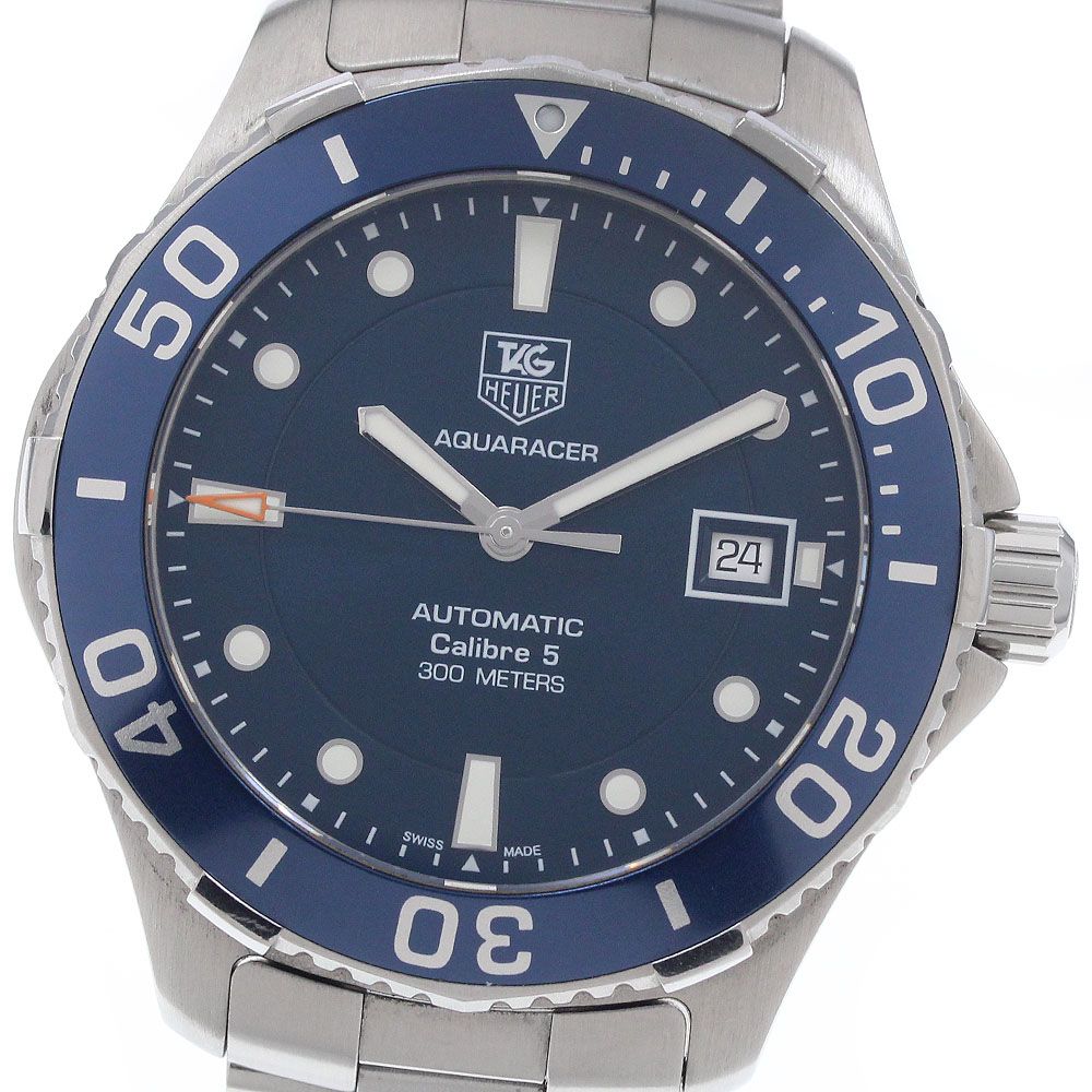 タグホイヤー TAG HEUER WAN2111 アクアレーサー キャリバー5 デイト 自動巻き メンズ _959403