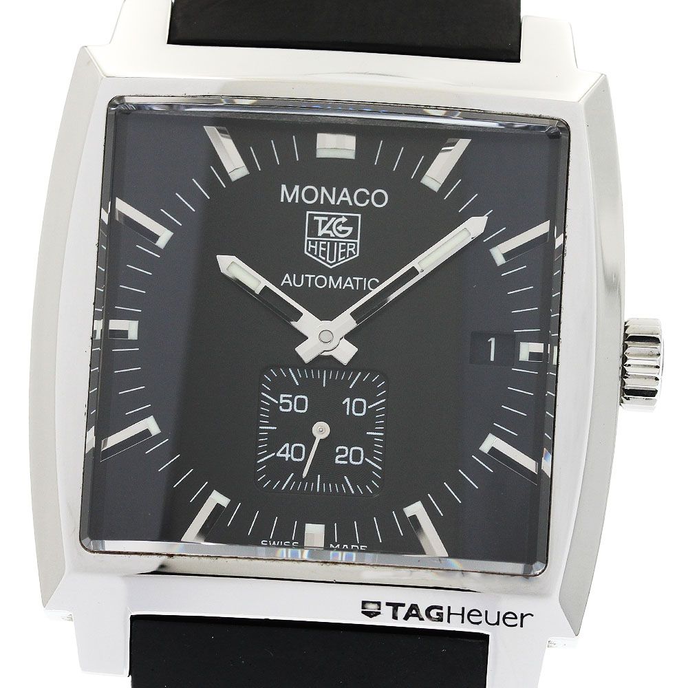 タグホイヤー TAG HEUER WW2110-0 モナコ デイト スモールセコンド 自動巻き メンズ _959530