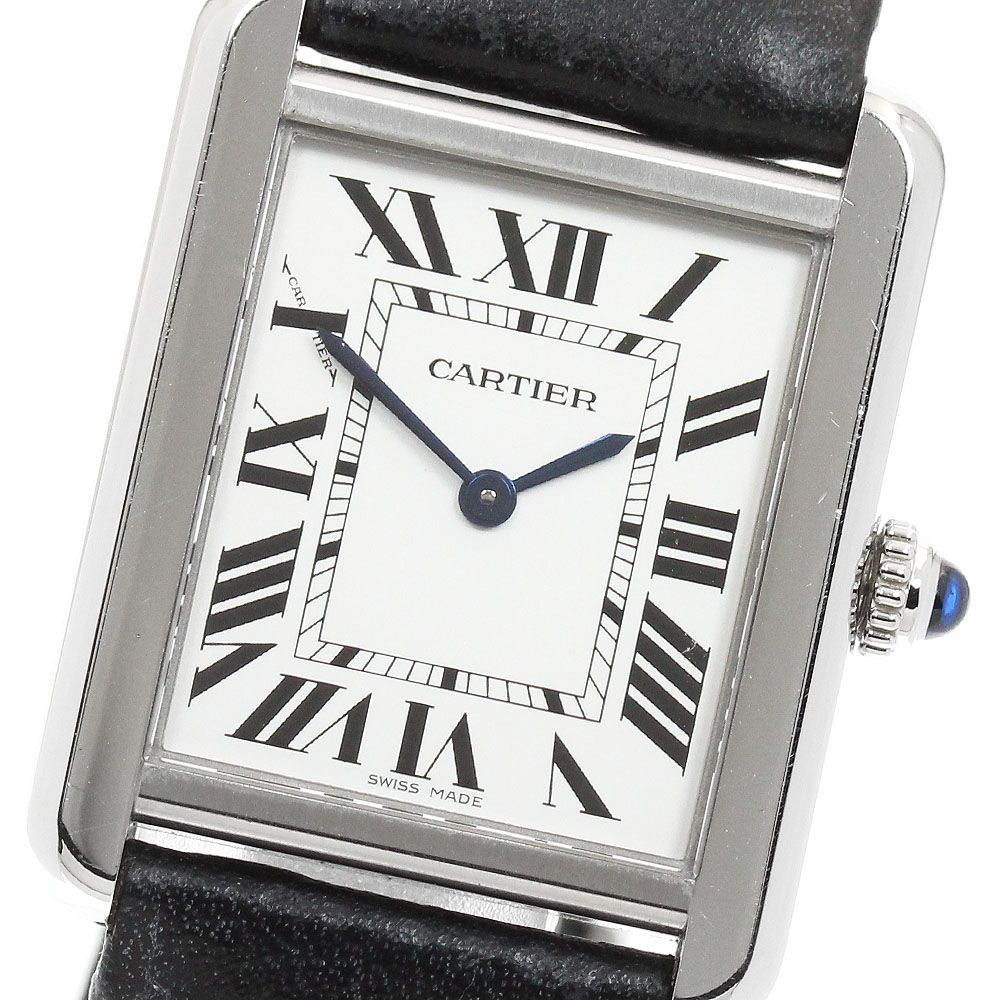 カルティエ CARTIER WSTA0030 タンクソロSM クォーツ レディース 保証書付き_960864