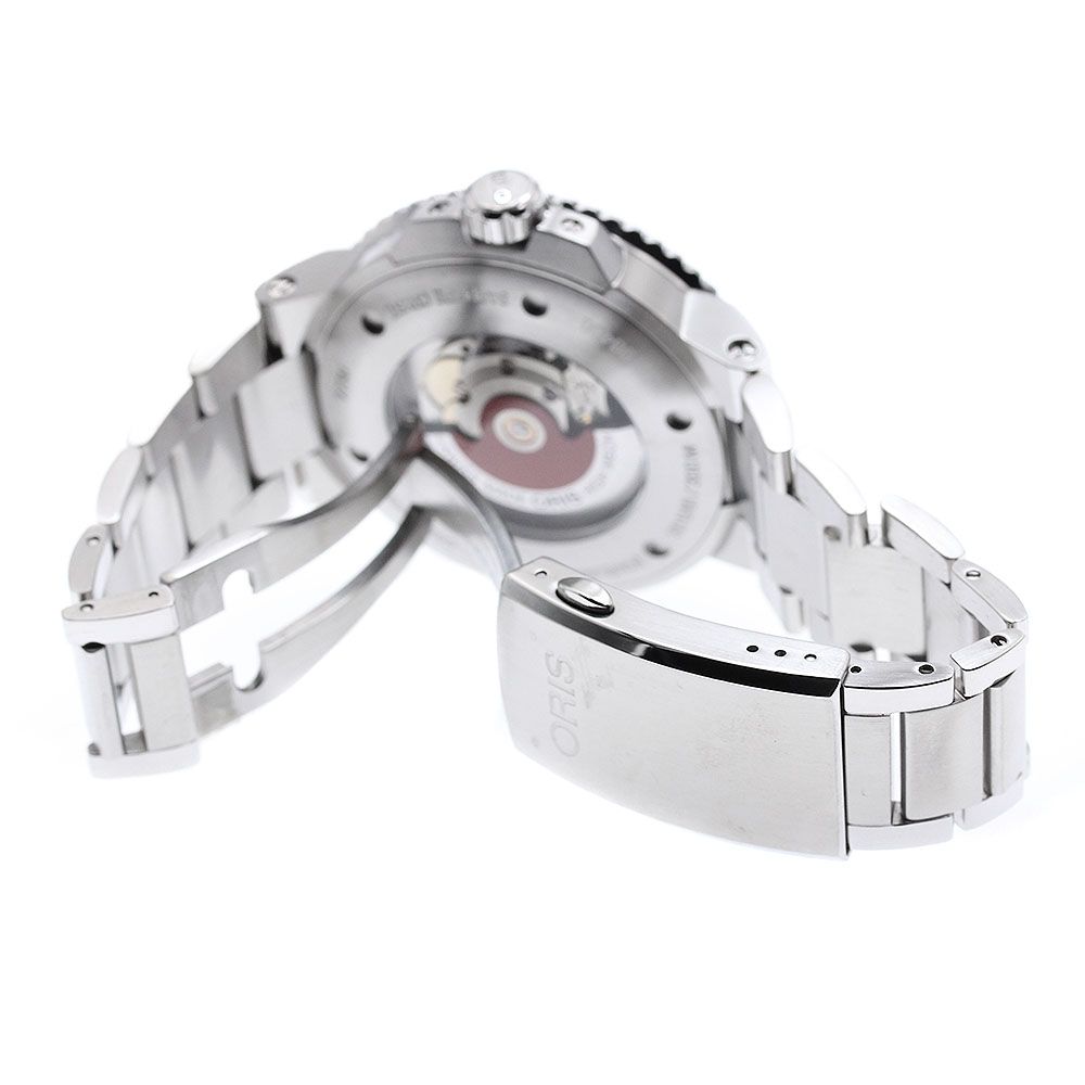 オリス ORIS 01 733 7730 4135 アクイス デイト 自動巻き メンズ 良品