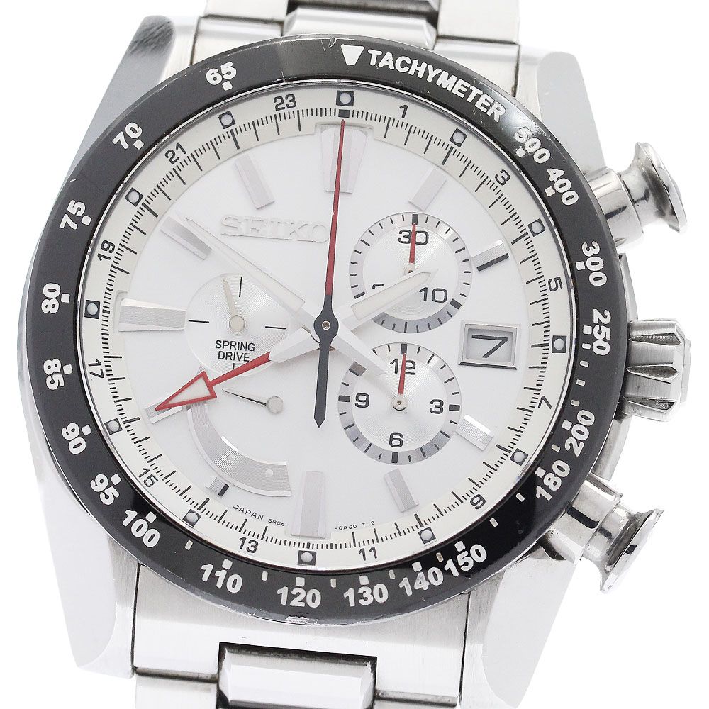 セイコー SEIKO SAEA001/5R86-0AL0 ブライツ アナンタ クロノグラフ パワーリザーブ スプリングドライブ メンズ 箱・保証書付き_958418