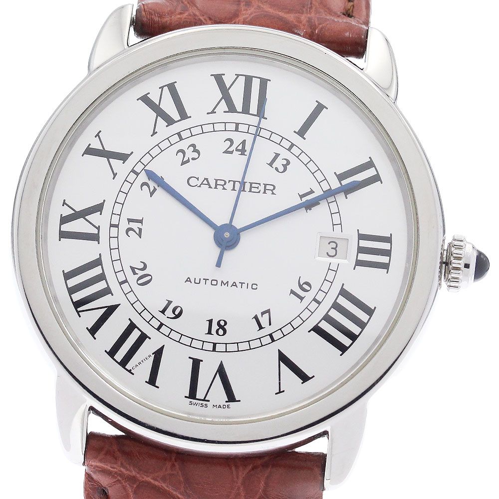 カルティエ CARTIER W6701010 ロンドソロ XL デイト 自動巻き メンズ