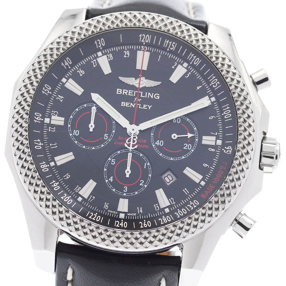 ブライトリング BREITLING A25368 ベントレー バーナート クロノグラフ 自動巻き メンズ 良品 保証書付き_959440