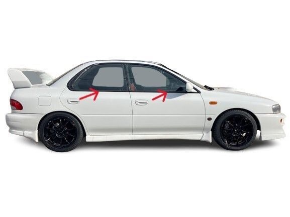 スバル 純正品 インプレッサ GC1/GC2/GC8 WRX フロント リアドア ウェザーストリップ 前後左右 1台分 Door Weather Strip L/R 1 car