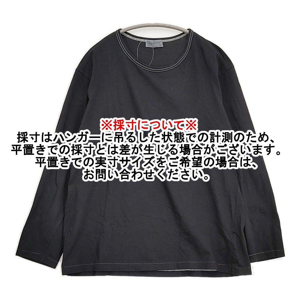Yohji Yamamoto POUR HOMME HH-T03-077 サイズ3 ステッチ 長袖Tシャツ