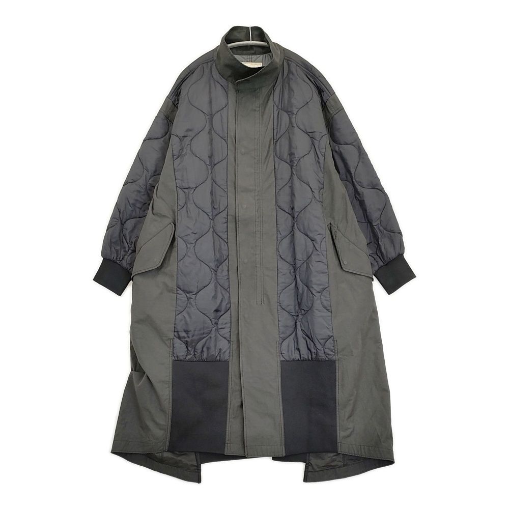 etsinta/CIAOPANIC TYPY 切替マキシミリタリーコート 定価24200円 25AW ブラック レディース エシンタ/チャオパニックティピー【中古】6-0509T♪