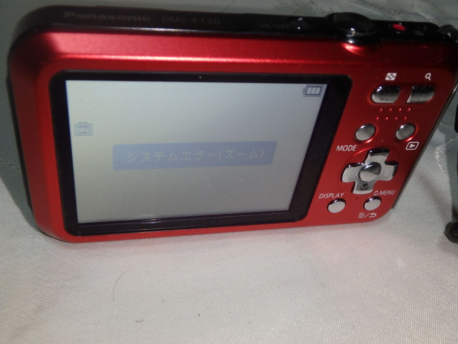 パナソニック デジカメ 赤色 DMC-FT20 中古品 パナソニック DMC-FT20 LUMIX デジタルカメラ ジャンク - メルカリ
