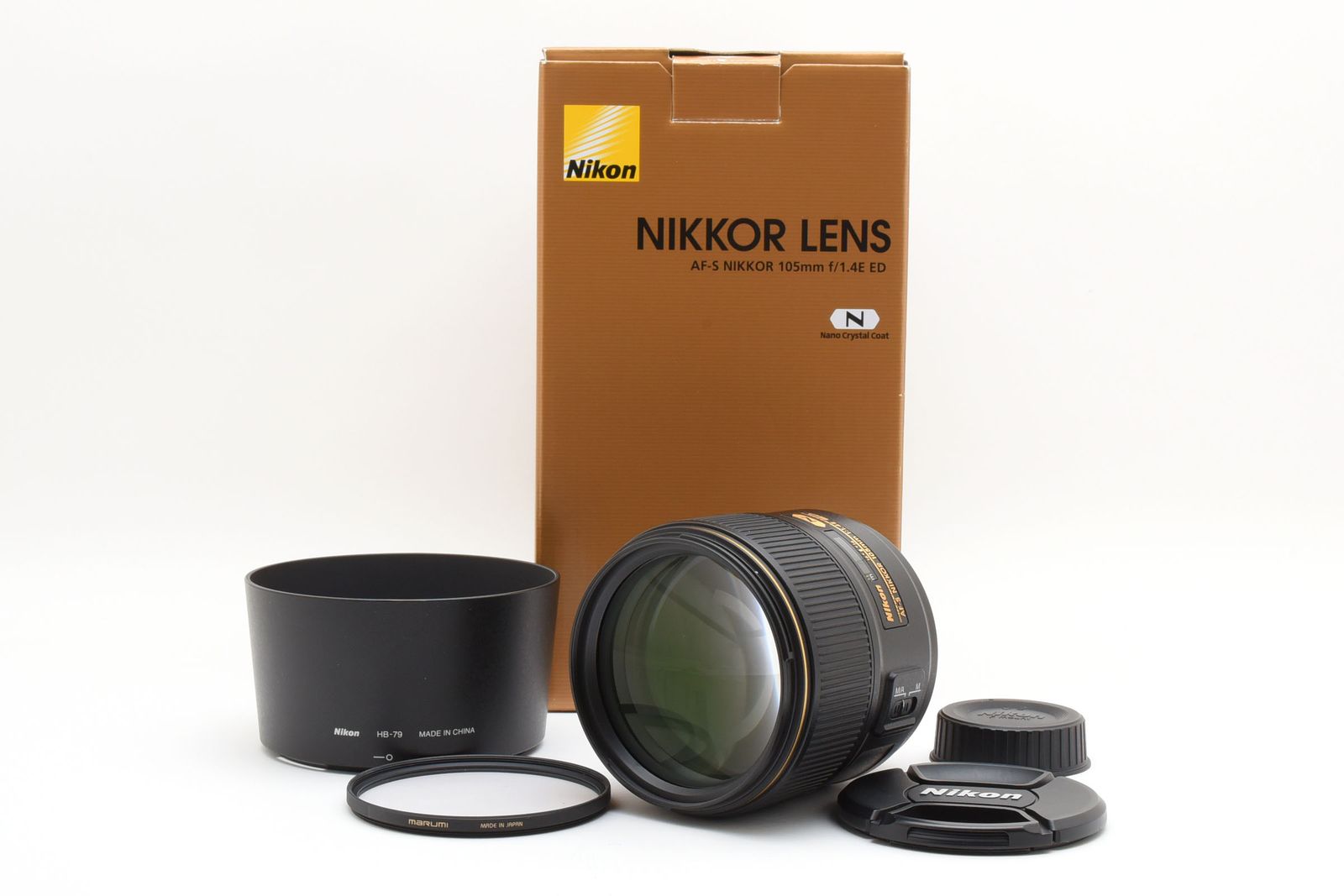 ■ほぼ新品■ ニコン AF-S NIKKOR 105mm f/1.4E ED 単焦点レンズ #D215