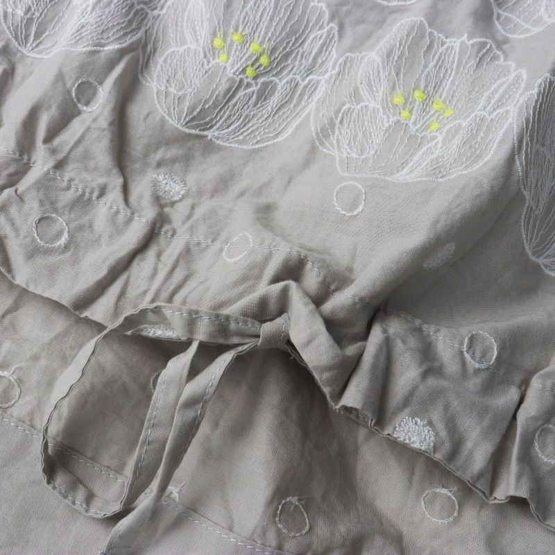 美品 2024SS マーブルシュッド marble SUD サンカヨウ ストリングShirt 新品マーブルシュッドサンカヨウシャーリングブラウス