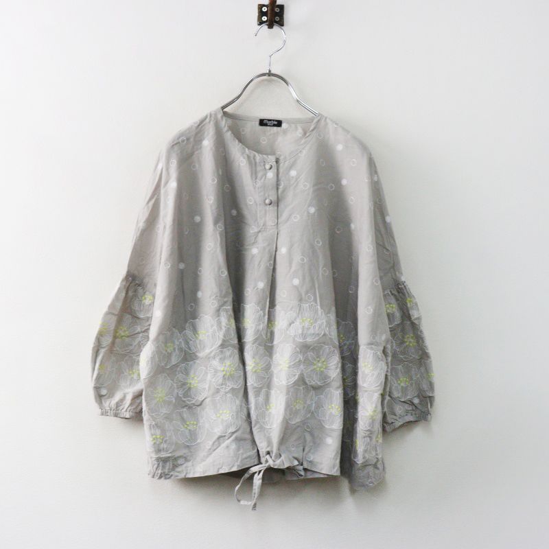 美品 2024SS マーブルシュッド marble SUD サンカヨウ ストリングShirt 