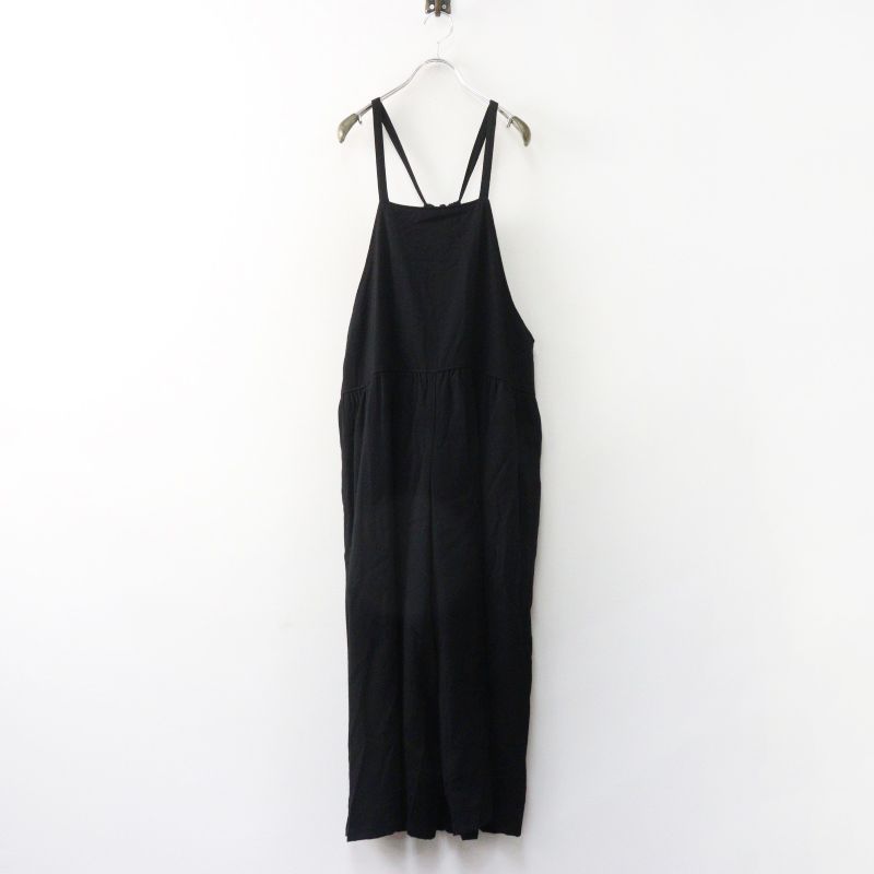 定価32780円 Gauze# ガーゼ TRAVAILサロペット Free ブラック┃黒 トラヴァイユサロペットパンツ ワイド フレア【2400014971439】