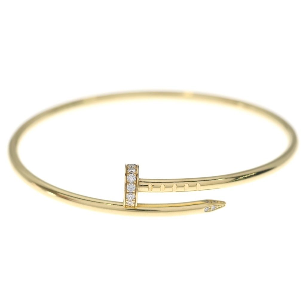 Cartier (カルティエ) K18YG ジュストアンクル バングル ブレスレット ゴールド