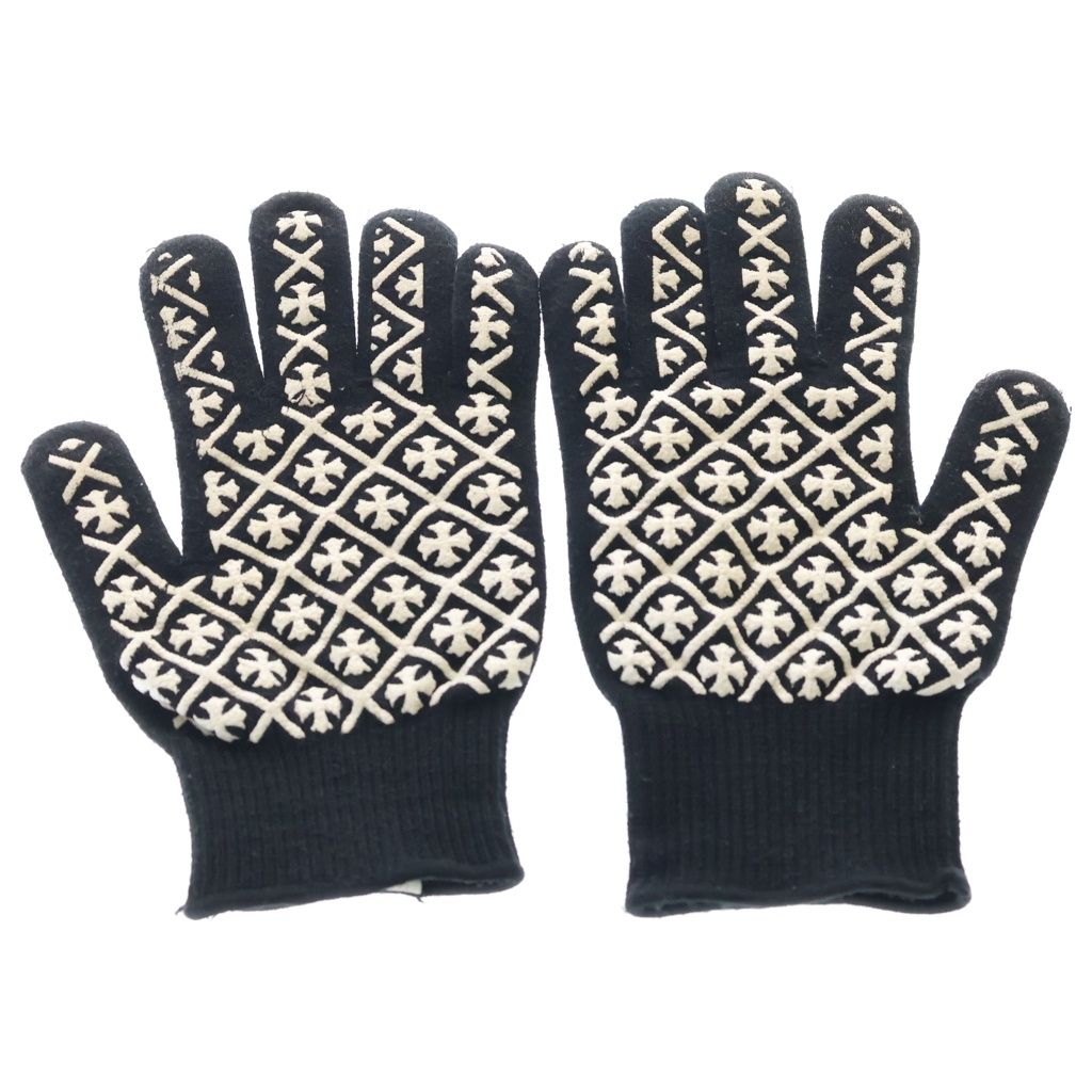 CHROME HEARTS (クロムハーツ) GLOVE ロゴプリント グローブ 手袋