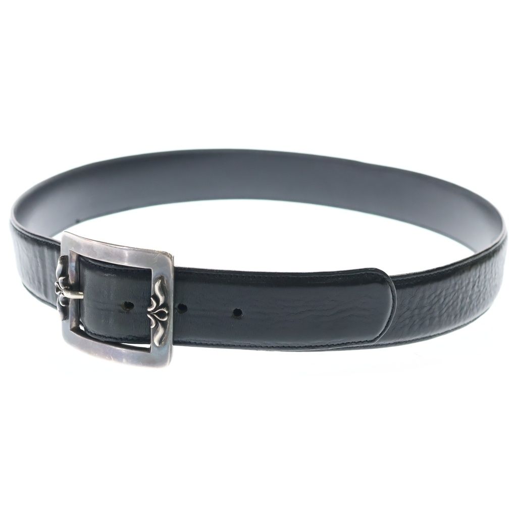 CHROME HEARTS (クロムハーツ) 1.5 OTJ BELT フィリグリーOTJ レザーベルト ブラック/シルバー