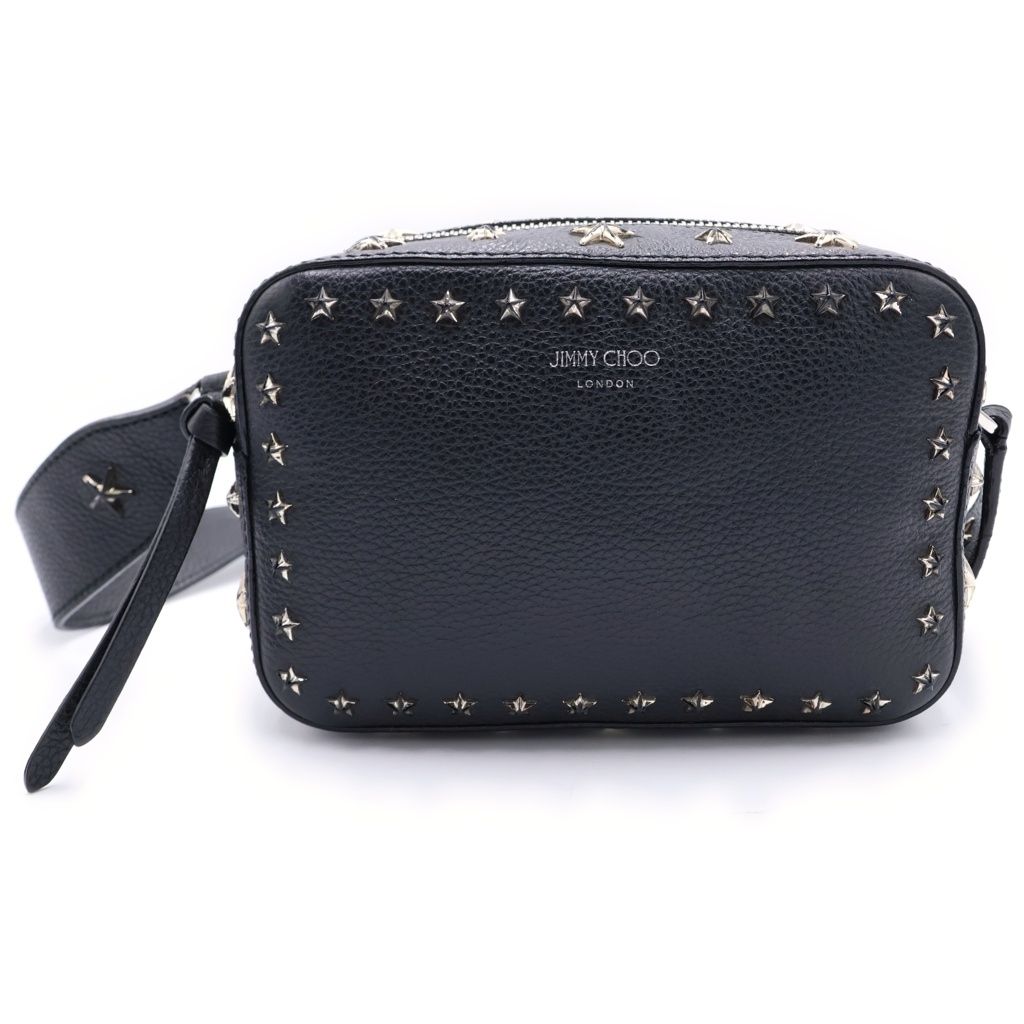 JIMMY CHOO (ジミーチュウ) Pegasi Camera Bag スタッズカメラバッグ 