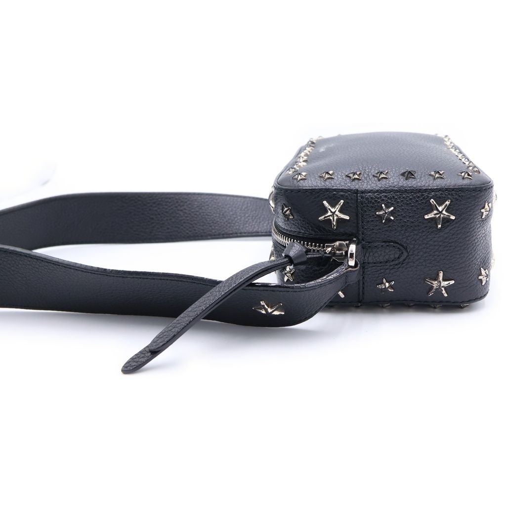 JIMMY CHOO (ジミーチュウ) Pegasi Camera Bag スタッズカメラバッグ