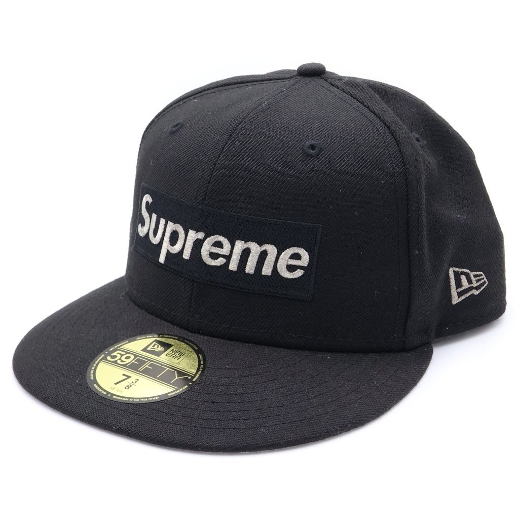 SUPREME シュプリーム 20SS ×NEW ERA LLIC BOX LOGO CAP ニューエラ メタリック ボックスロゴ キャップ ブラック SUPREME (シュプリーム) 20SS ×NEW ERA METALLIC BOX LOGO CAP