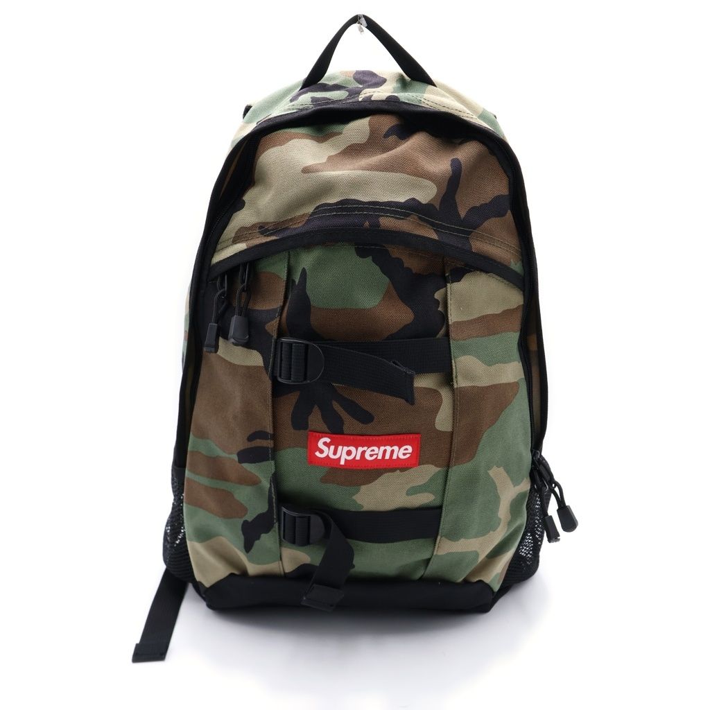 SUPREME (シュプリーム) 14SS Backpack ボックスロゴ バックパック リュックサック カモ