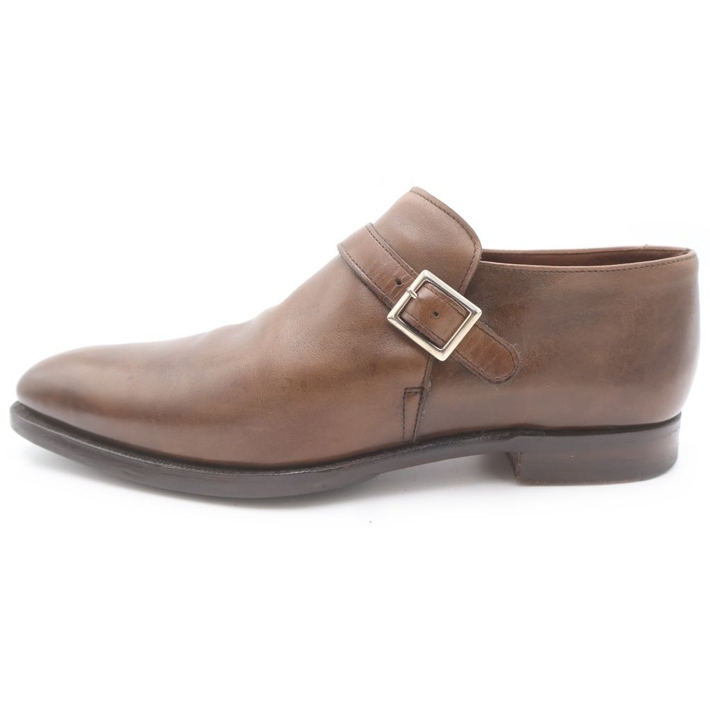Crockett&Jones (クロケットアンドジョーンズ) BRUTON ストレートチップ レザードレスシューズ ブラウン