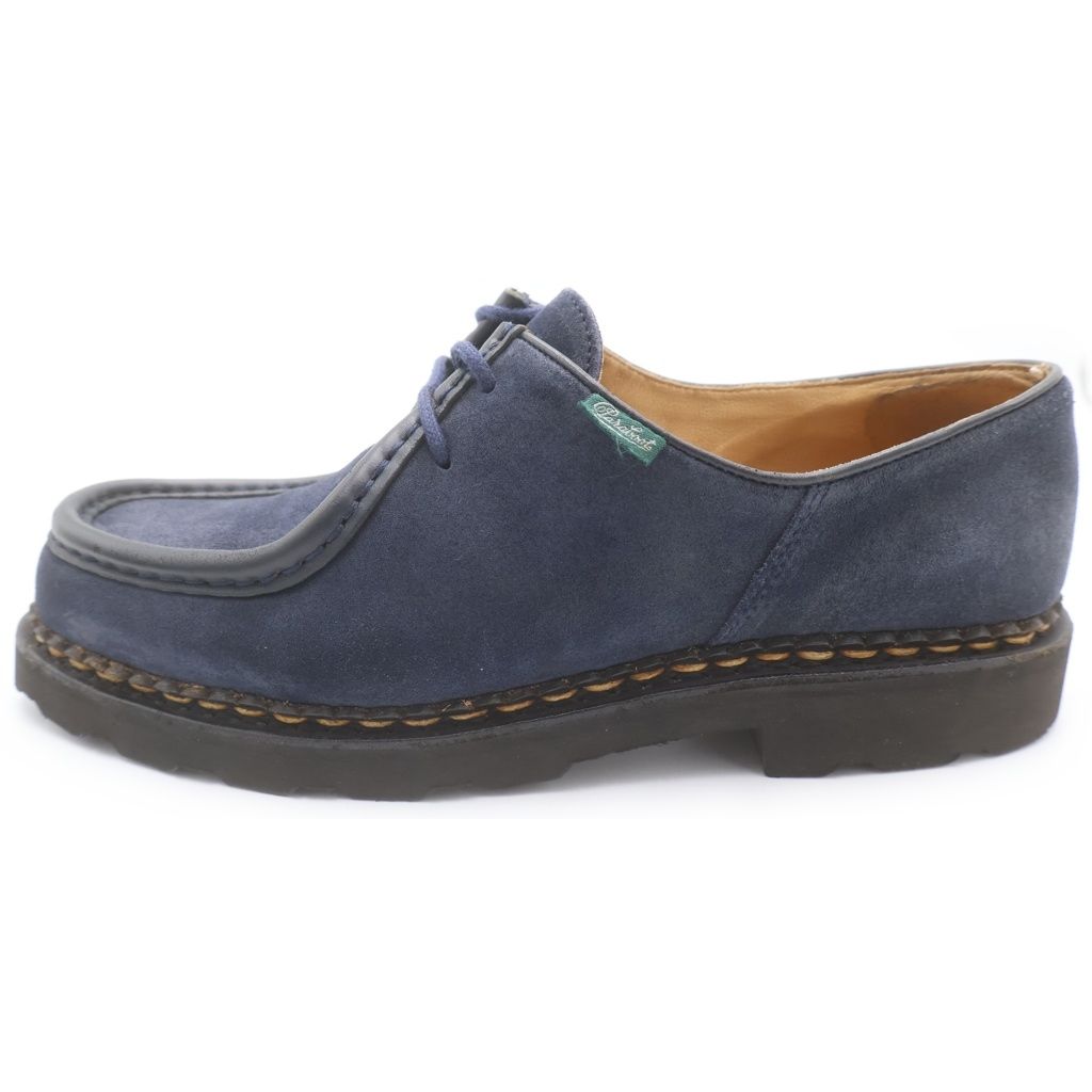 PARABOOT (パラブーツ) MICHAEL ミカエル スエードレザー ローカットシューズ ブラック 715845
