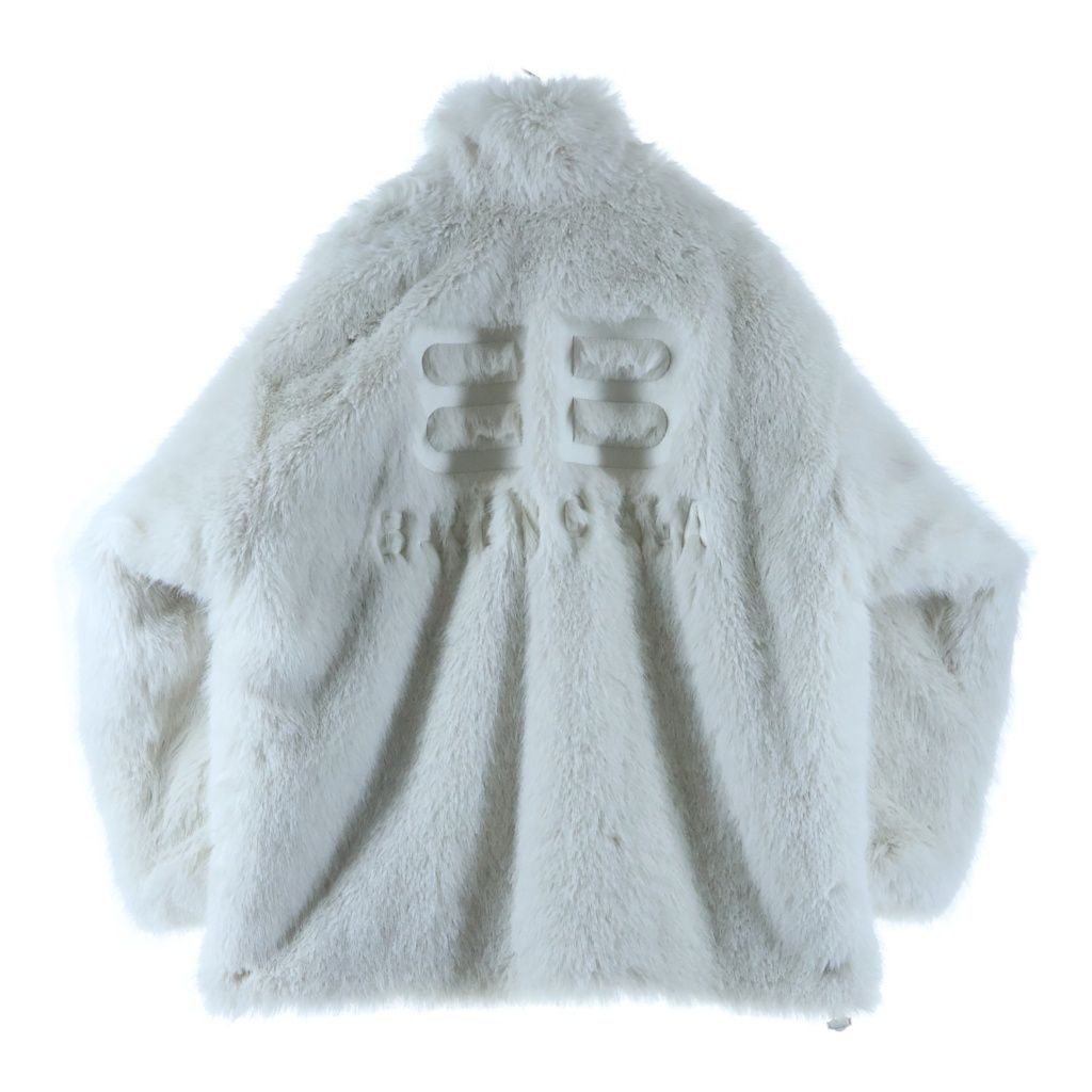BALENCIAGA (バレンシアガ) Extended BB ジップアップ ファー