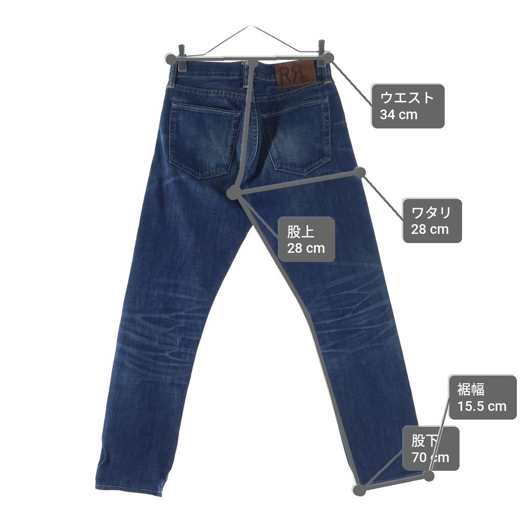 RRL SLIMFIT デニム 30x30 ラルフローレンRRLデニム ジーンズ RRL スリムフィット デニム 30 x 30