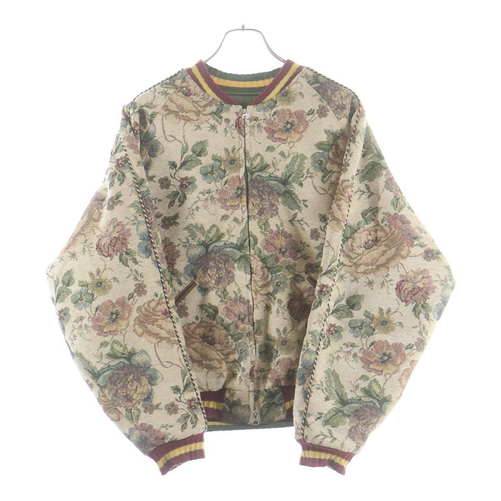 KAPITAL (キャピタル) 25AW 総柄 ゴンデラ ジップアップ スーベニアジャケット ベージュ K2510LJ103