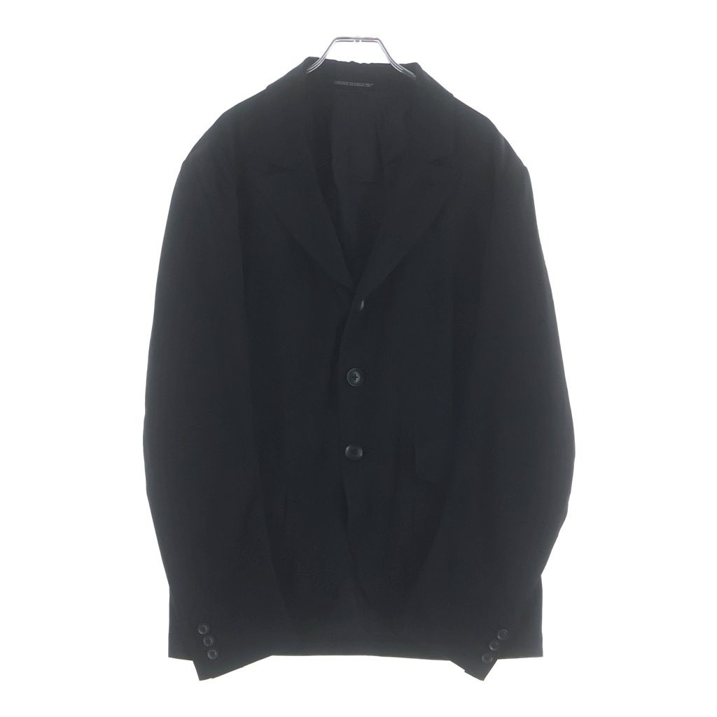 Yohji Yamamoto POUR HOMME ヨウジヤマモト プールオム 19SS 3B クレープテーラードジャケット ブラック HH-J41-500 Yohji Yamamoto POUR HOMME (ヨウジヤマモト プールオム) 19SS 3B