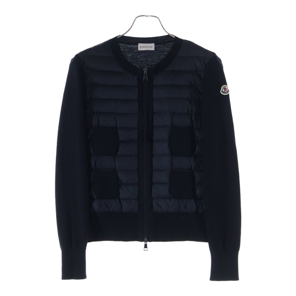MONCLER (モンクレール) CARDIGAN TRICOT カーディガン トリコット ダウン切り換え ジップアップジャケット グレー