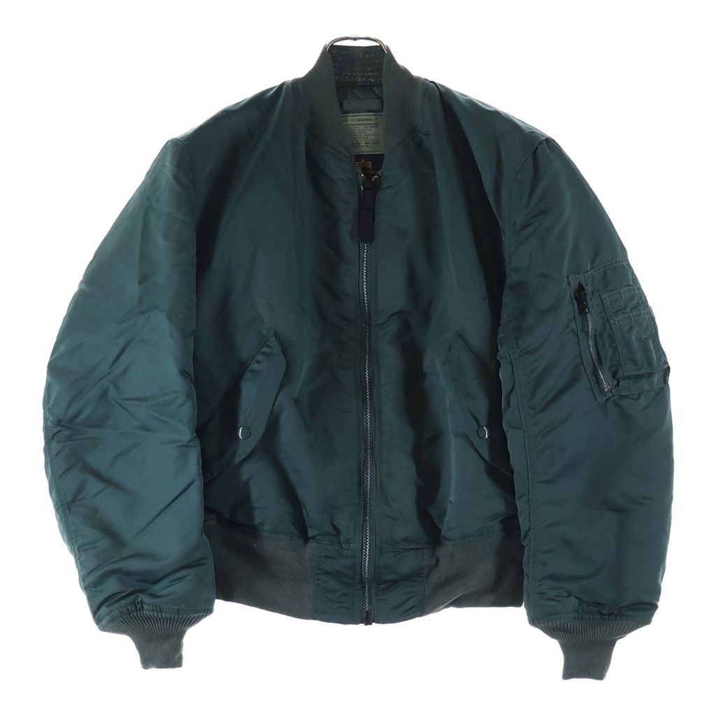 ALPHA INDUSTRIES (アルファ インダストリーズ) 90's デッドストック MIL-J-82790J MA-1 フライトジャケット USA製 カーキ