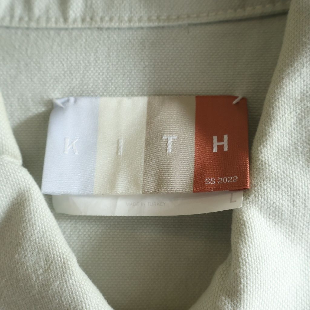 KITH (キス) 22SS WASHED CANVAS WILLOUGHBY CHORE JACKET SANDRIFT