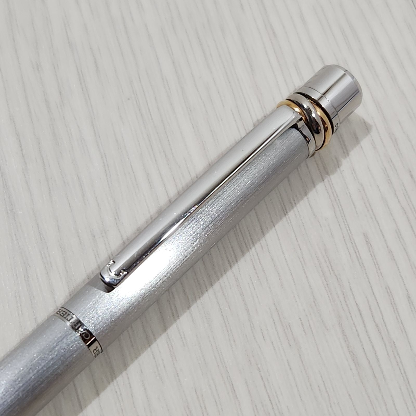 Cartier カルティエ トリニティ ツイスト式 ボールペン シルバー