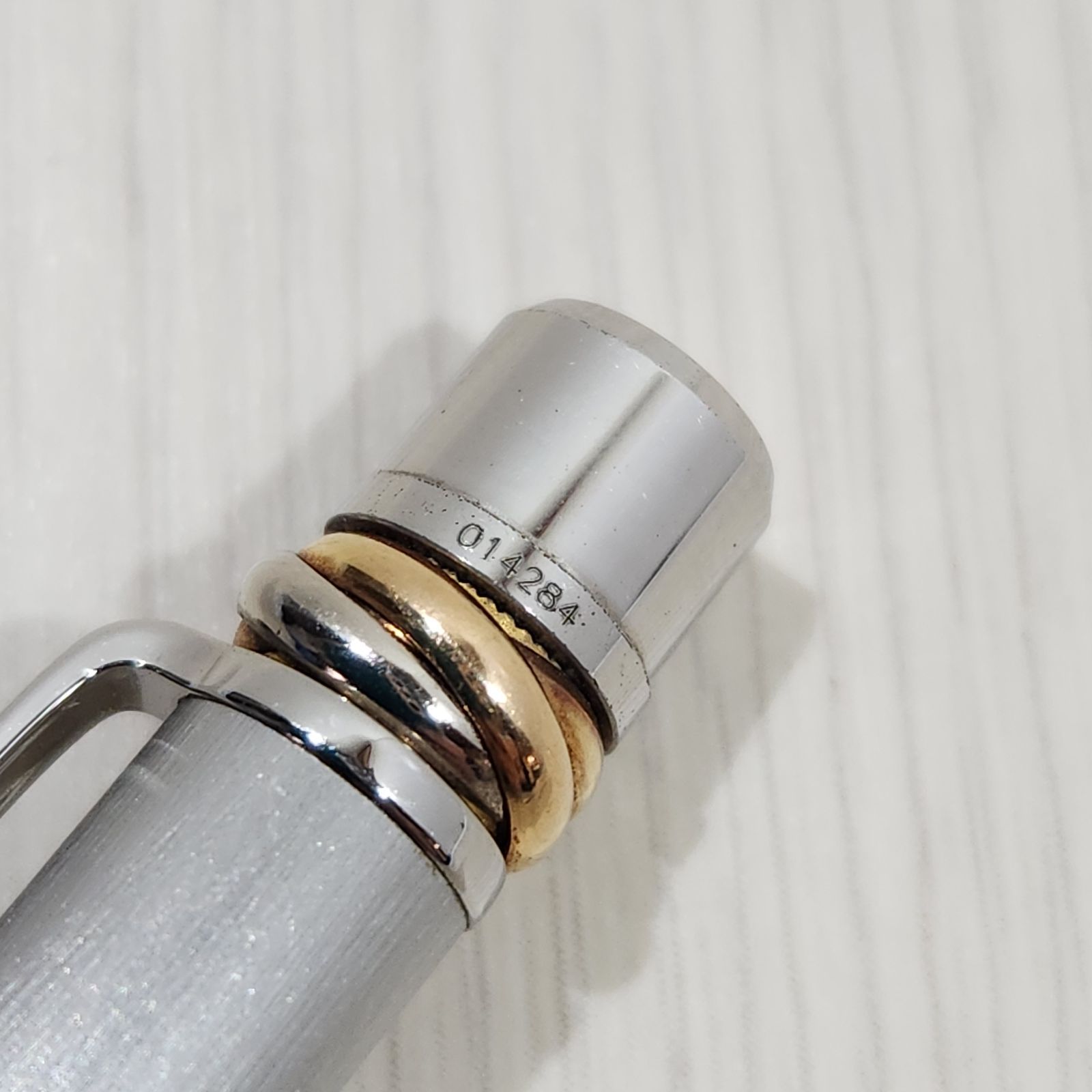 Cartier カルティエ トリニティ ツイスト式 ボールペン シルバー