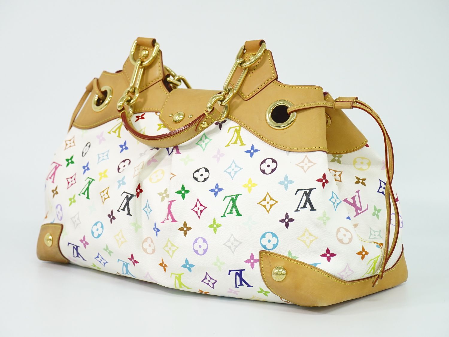 本物 ルイヴィトン LOUIS VUITTON LV ウルスラ モノグラム マルチ 