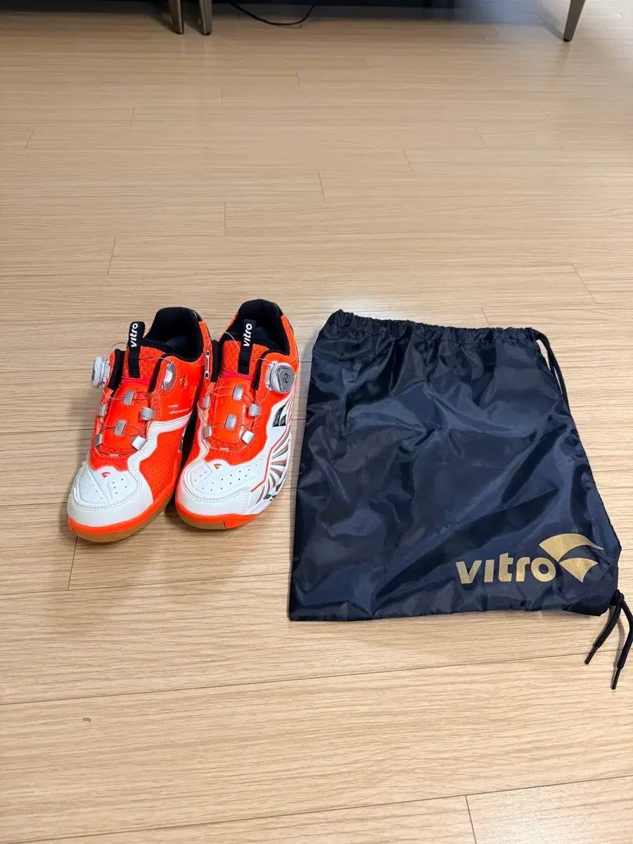 vitro ビート バドミントン オレンジ色 + ダストバッグ