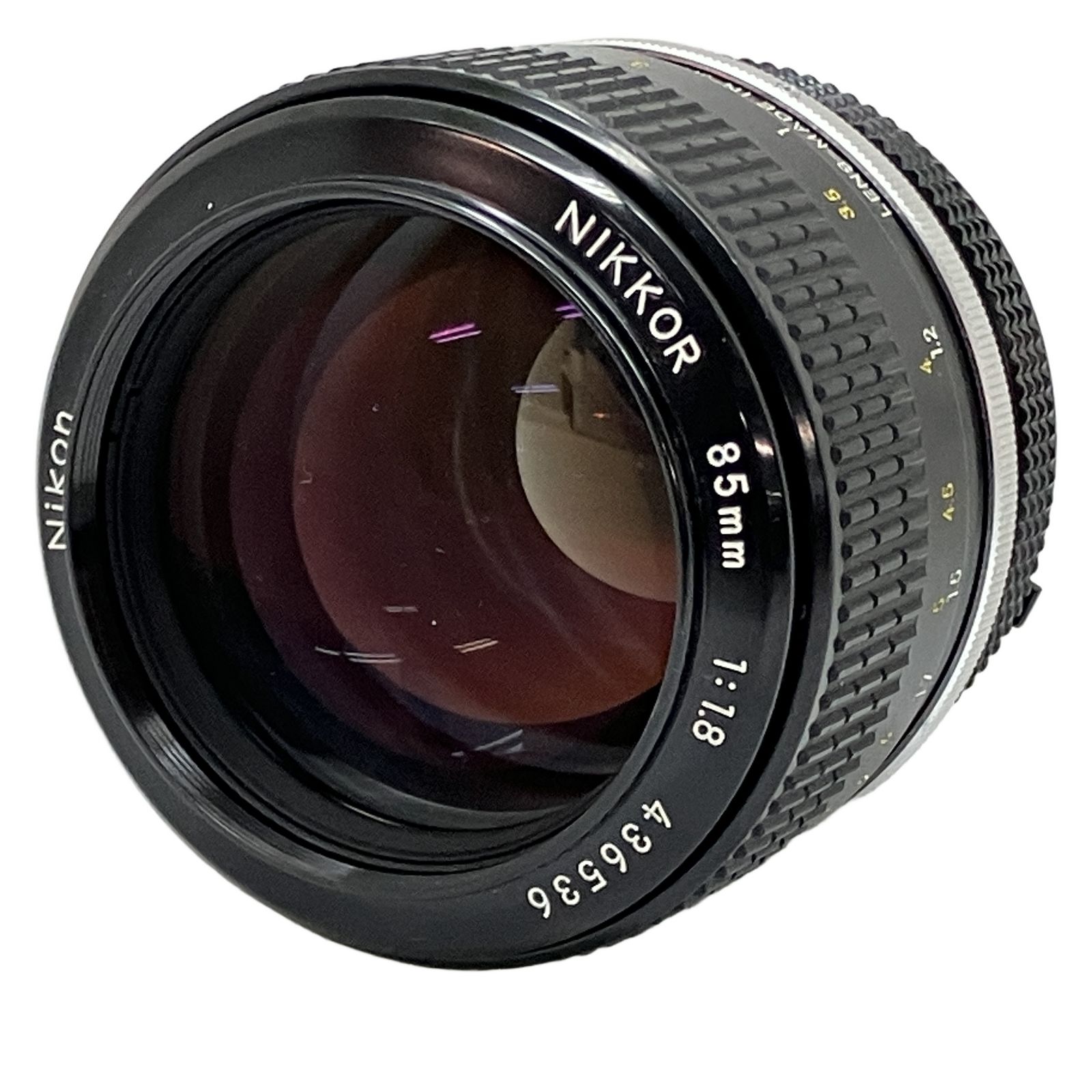 Nikon New Nikkor 85mm F1.8 Ai改 単焦点 交換レンズ カメラ周辺機器 撮影機材 ニコン 中古 C11257174