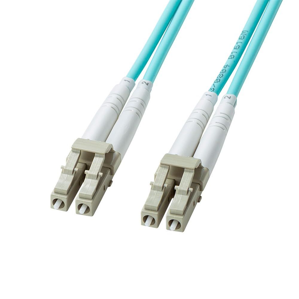 新品 サンワサプライ 補強メガネ型光ファイバケーブル（マルチOM3、LC×2-LC×2、10m） HKB-HOM3LCLC-10