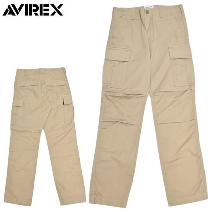 AVIREX アヴィレックス 6126129 ベーシック ファティーグ カーゴ パンツ カーキ色 783-4910006 アビレックス メンズ