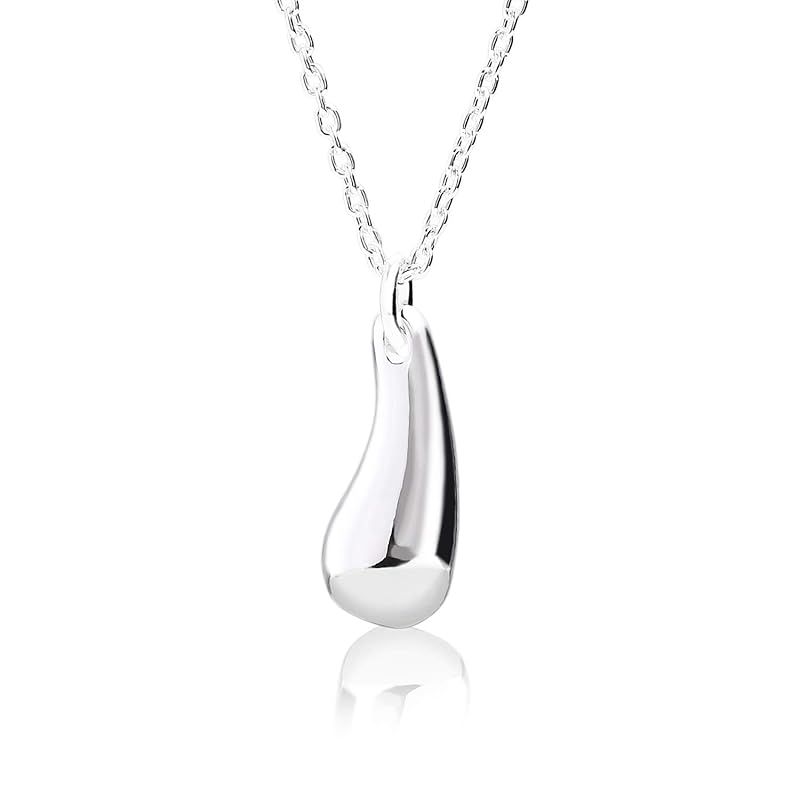 【新品】 [NAOTJEWELRY] [ナオットジュエリー] シルバー925 ティアドロップネックレス [ ギフトBOX付き ]レディース しずく型 Teardrop Necklace