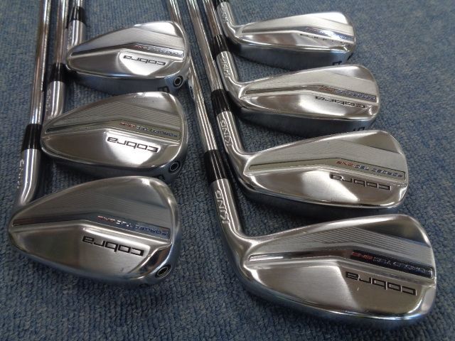 コブラ FORGED TEC 2022　ワンレングス　NSプロ950GH S(4I-8I) NSプロ1050GH S(9I.PW)シャフト 中古アイアンセット(4-9.P,7本) 400158
